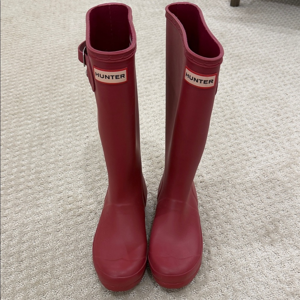 Hunter Kids Classic Red Tall Boots